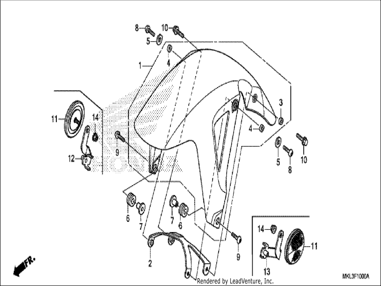  FRONT FENDER