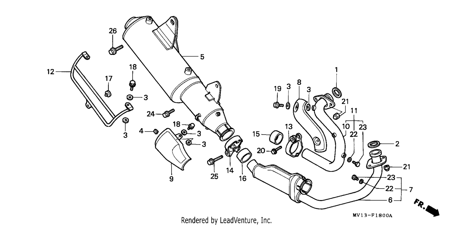 EXHAUST MUFFLER