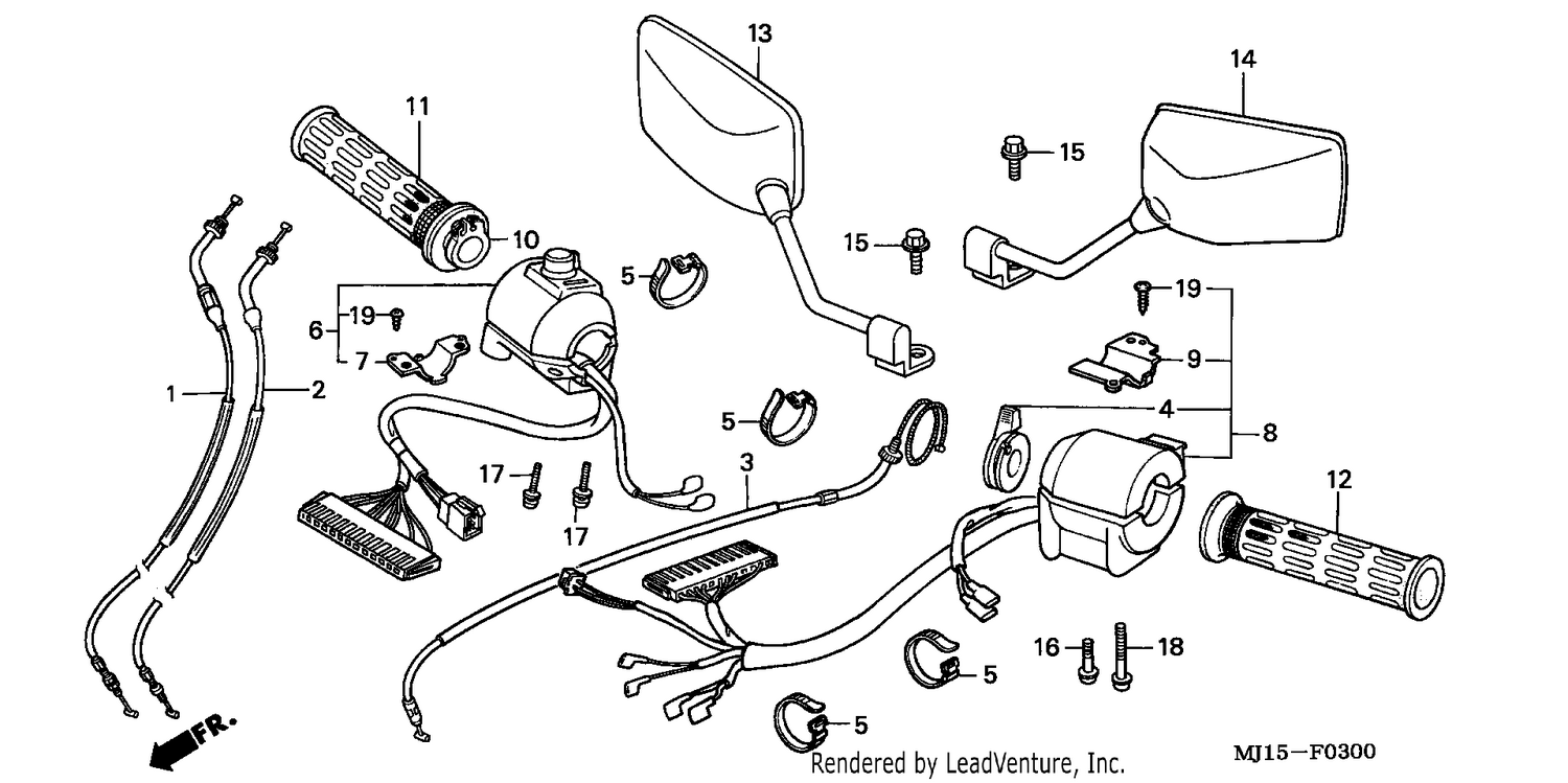 HANDLE LEVER/SWITCH/CABLE