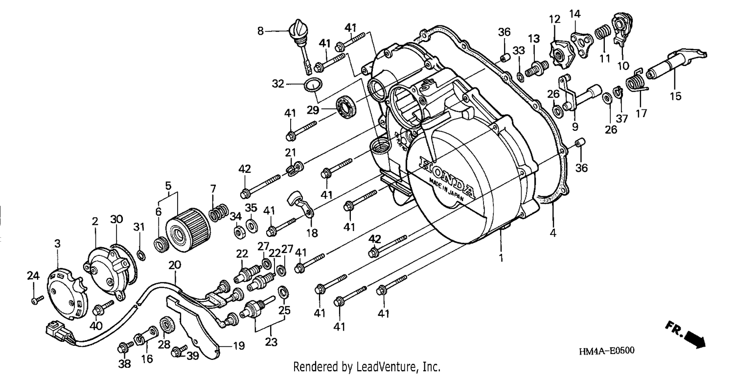 RIGHT CRANKCASE COVER
