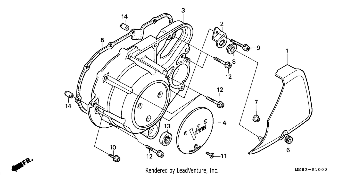 LEFT CRANKCASE COVER