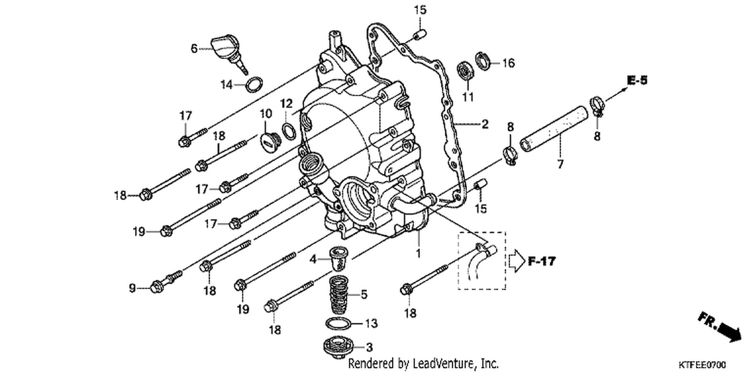  RIGHT CRANKCASE COVER