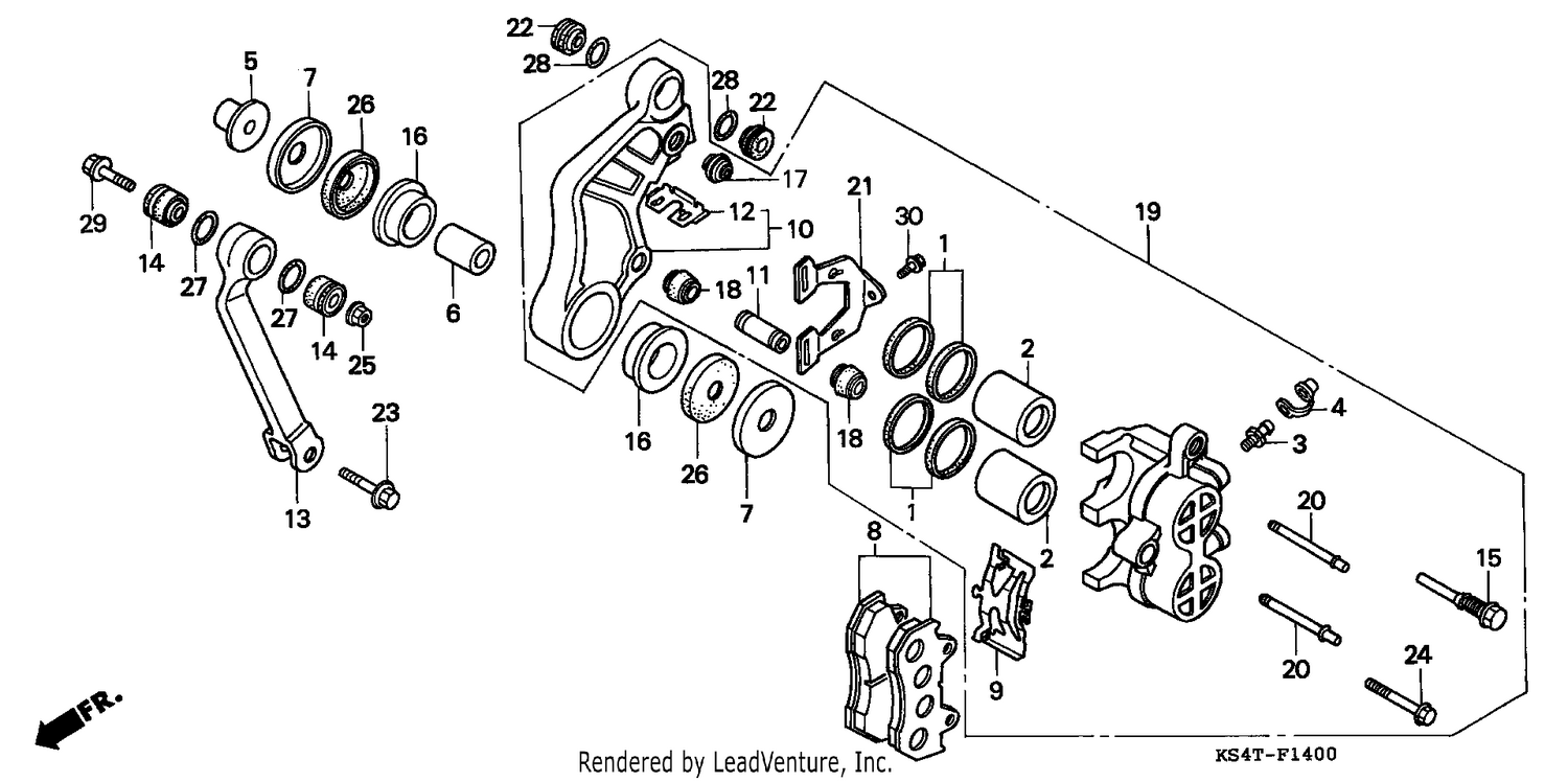 FRONT BRAKE CALIPER