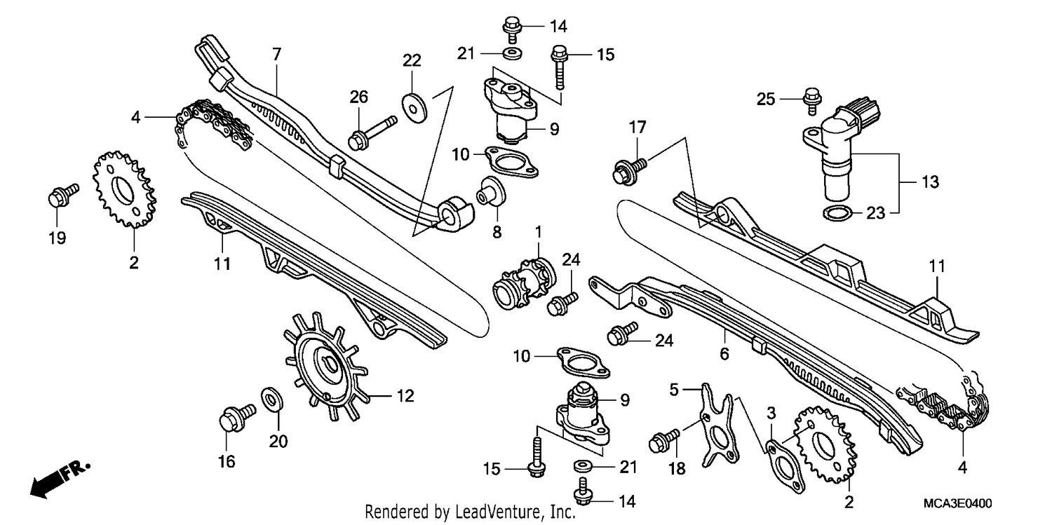 CAM CHAIN/TENSIONER
