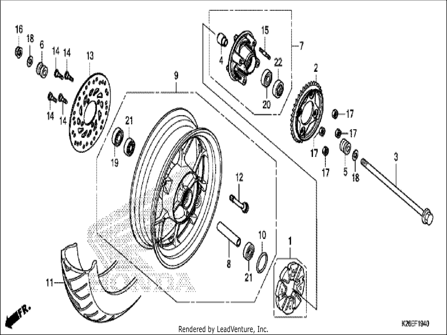  40 REAR WHEEL