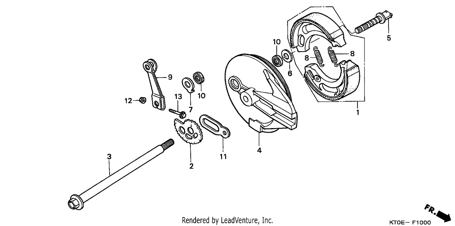 REAR BRAKE PANEL
