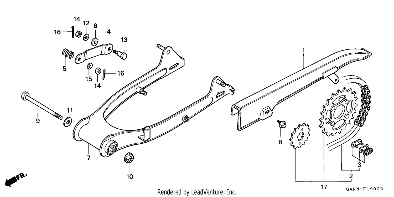 REAR FORK