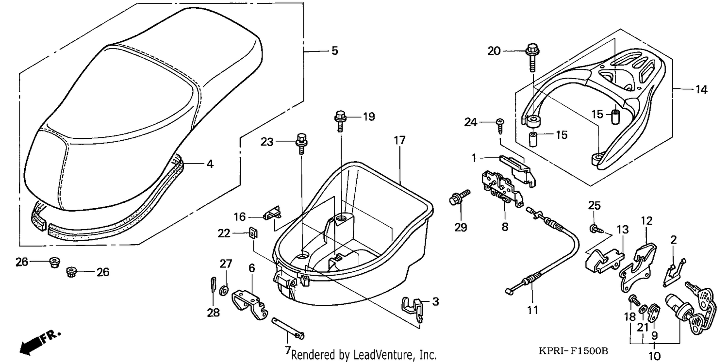 SEAT/LUGGAGE BOX