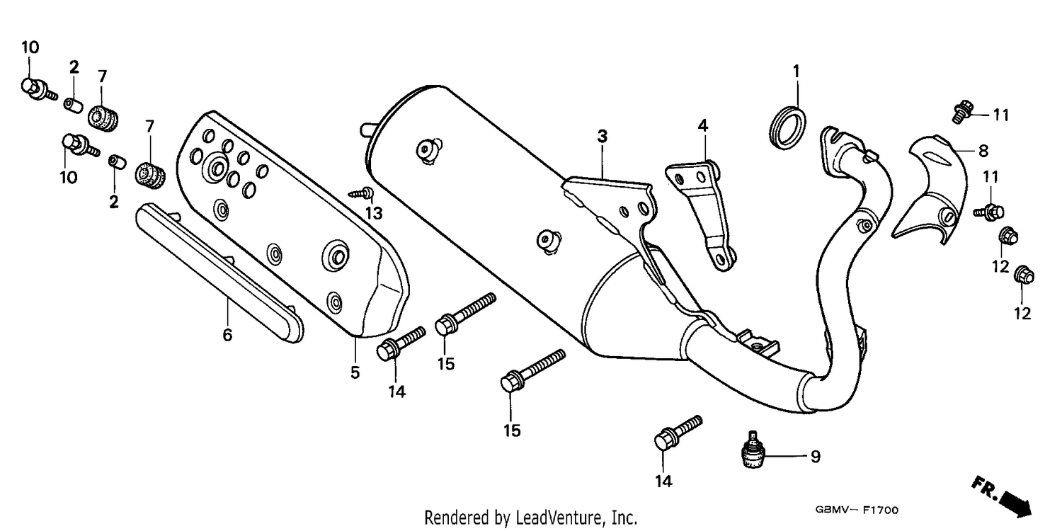 EXHAUST MUFFLER
