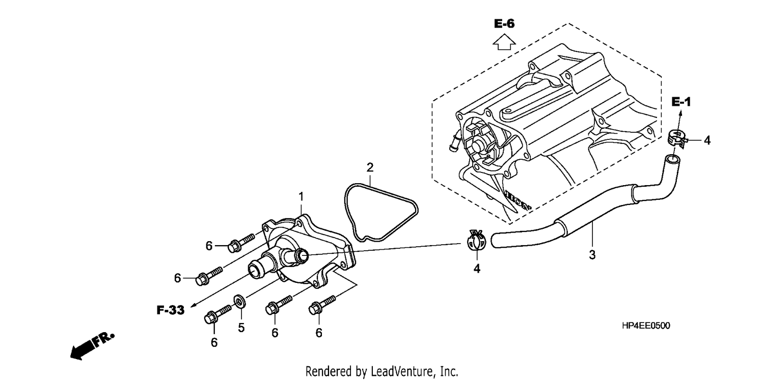 WATER PUMP COVER