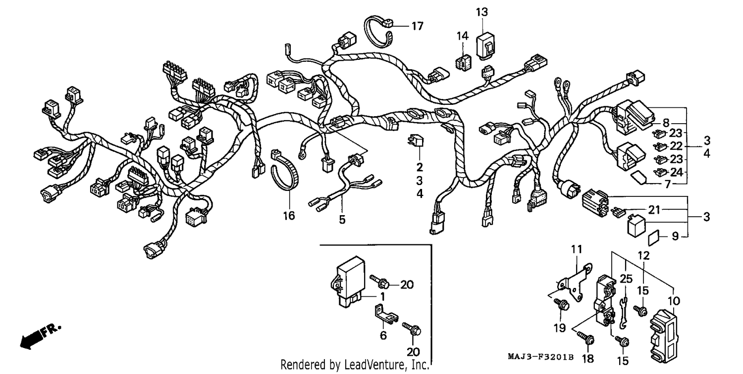WIRE HARNESS (ST1100A)