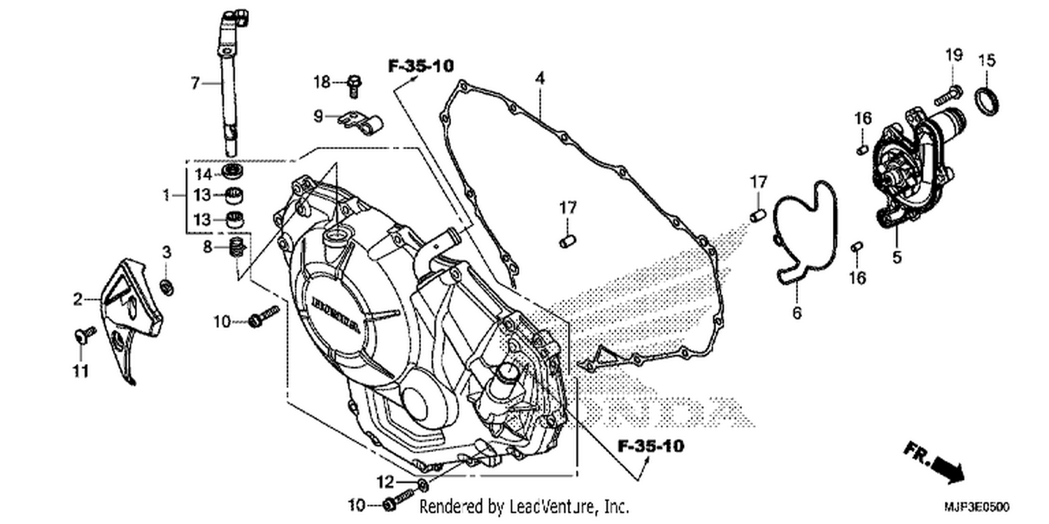  RIGHT CRANKCASE COVER (CRF1000/CRF1000A)