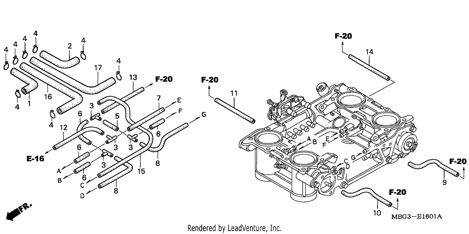 THROTTLE BODY (TUBING)