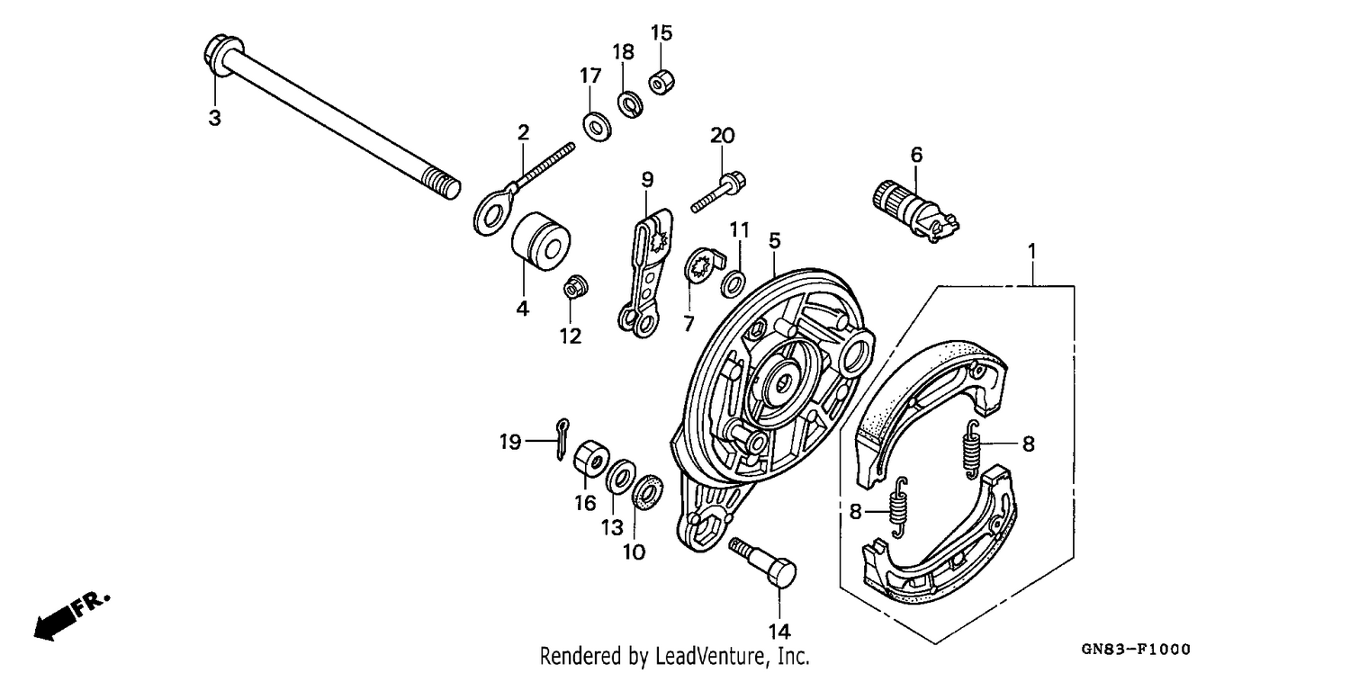 REAR BRAKE PANEL