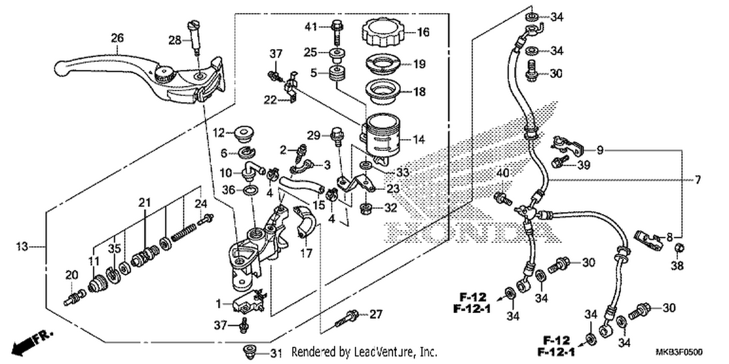  FRONT BRAKE MASTER CYLI NDER (CBR1000RR/ S)