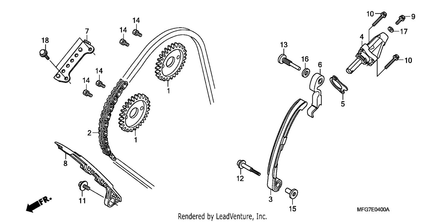 CAM CHAIN/TENSIONER