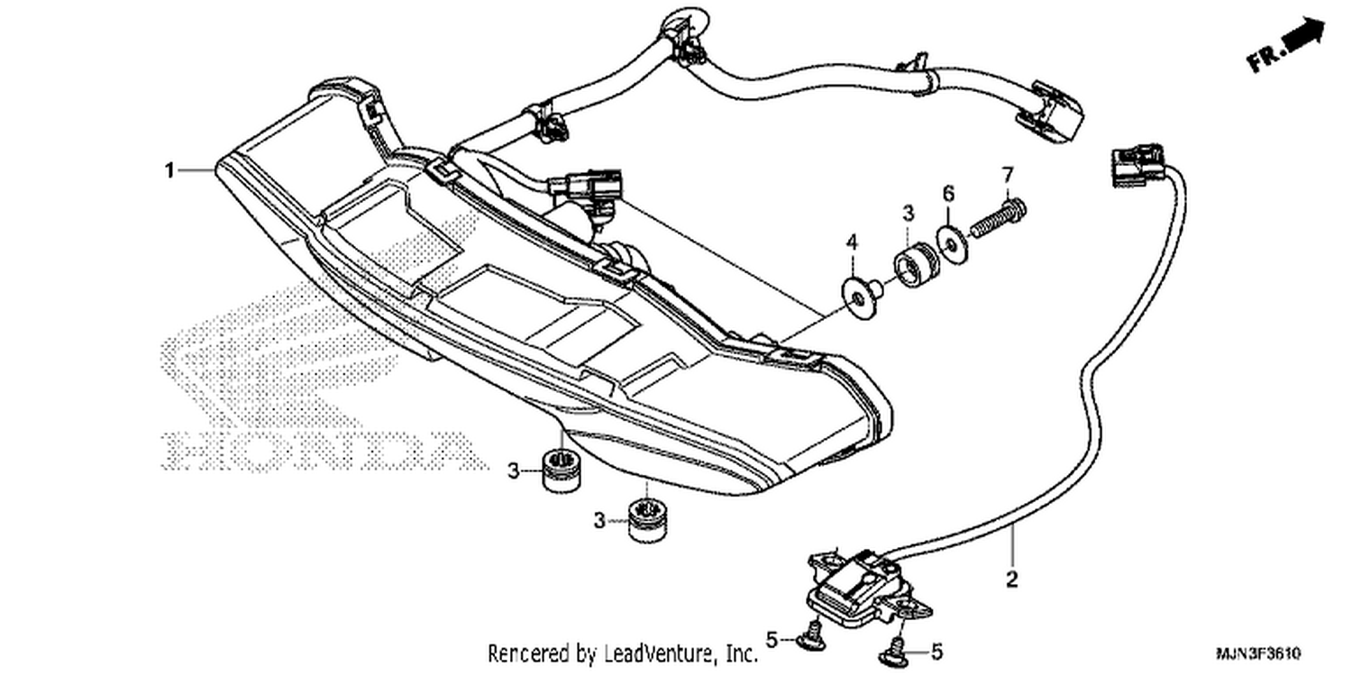  10 REAR COMBI NATI ON LI GHT