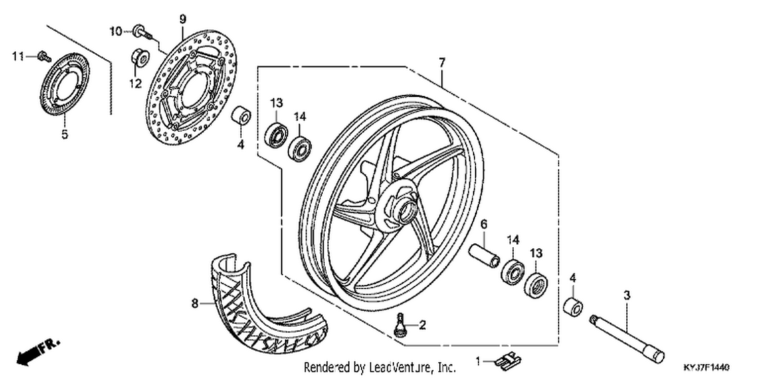  40 FRONT WHEEL