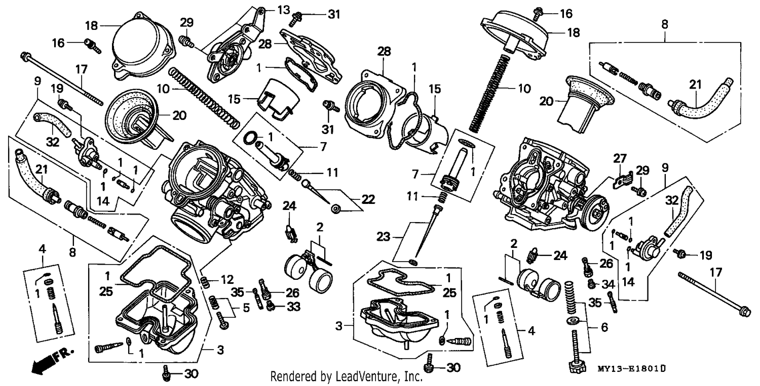 CARBURETOR (COMPONENT PARTS)