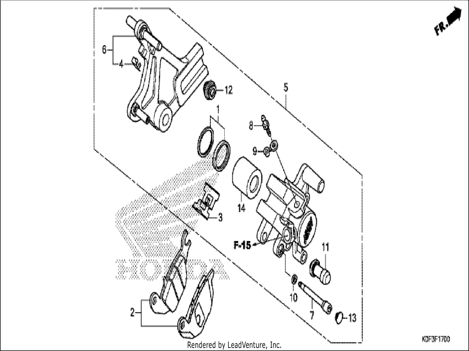  REAR BRAKE CALIPER