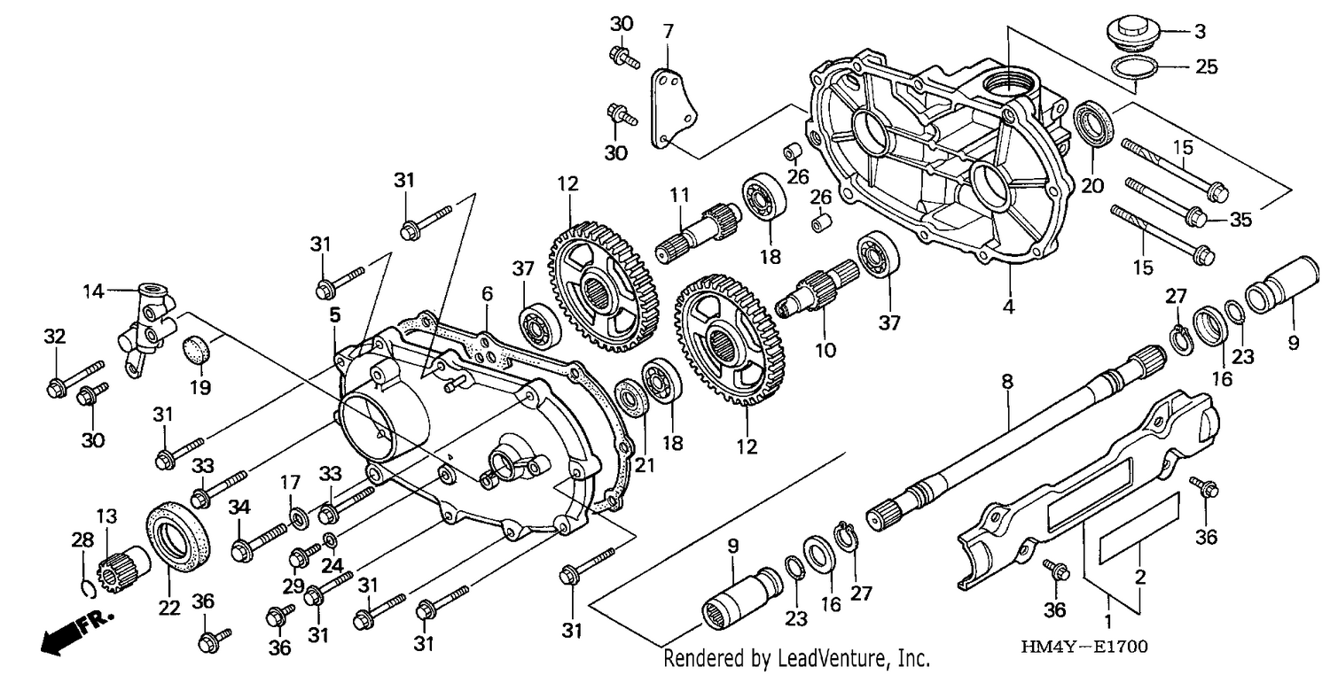 FRONT DRIVESHAFT