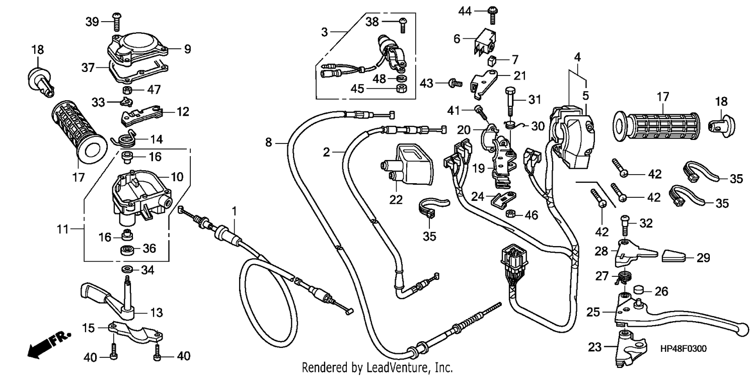 HANDLE LEVER/SWITCH/CABLE