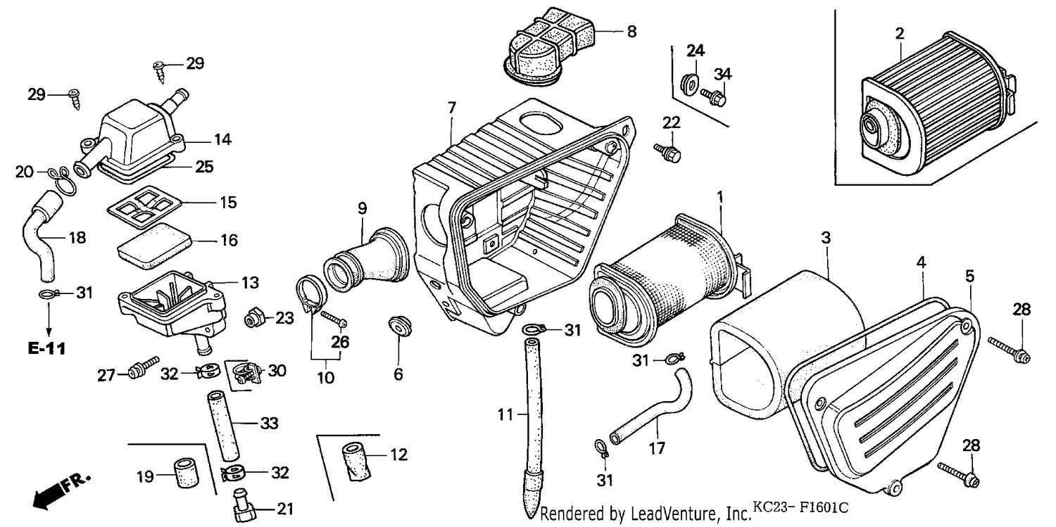 AIR CLEANER (SI/SW)