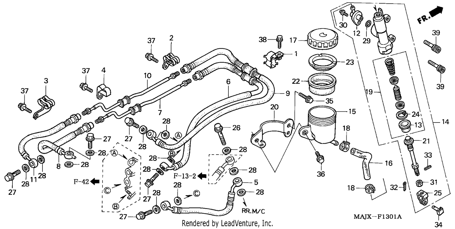 RR. BRAKE MASTER CYLINDER (ST1100A)