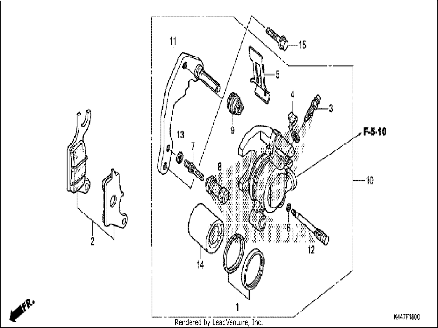  FRONT BRAKE CALIPER