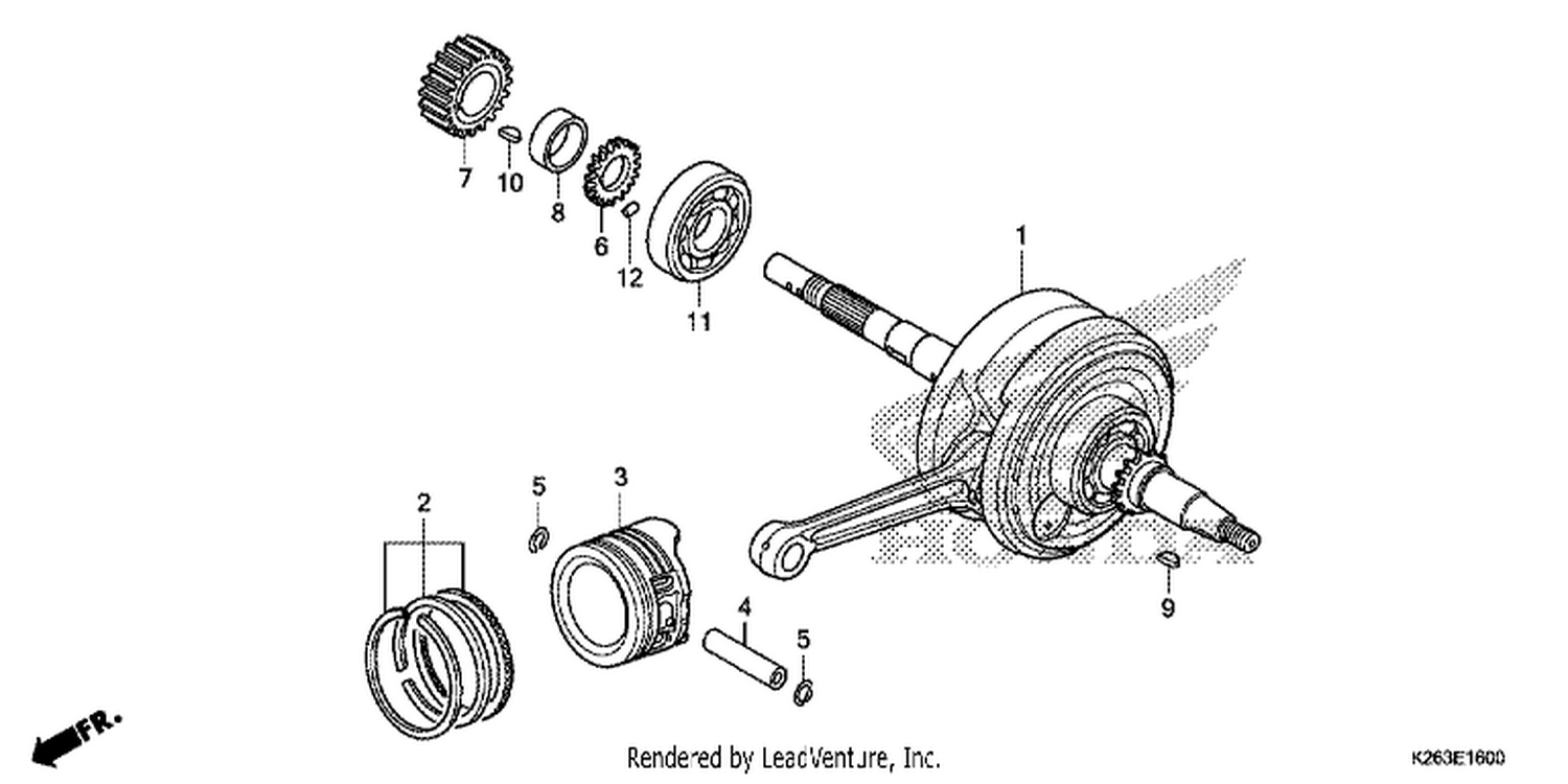  CRANKSHAFT/ PI STON
