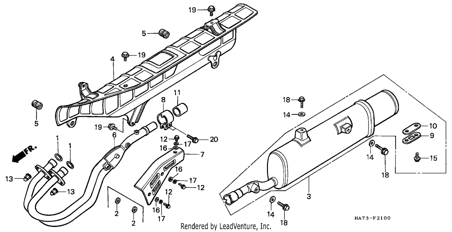 EXHAUST MUFFLER