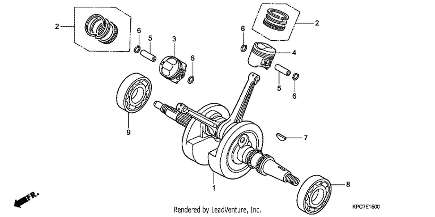  CRANKSHAFT/PISTON