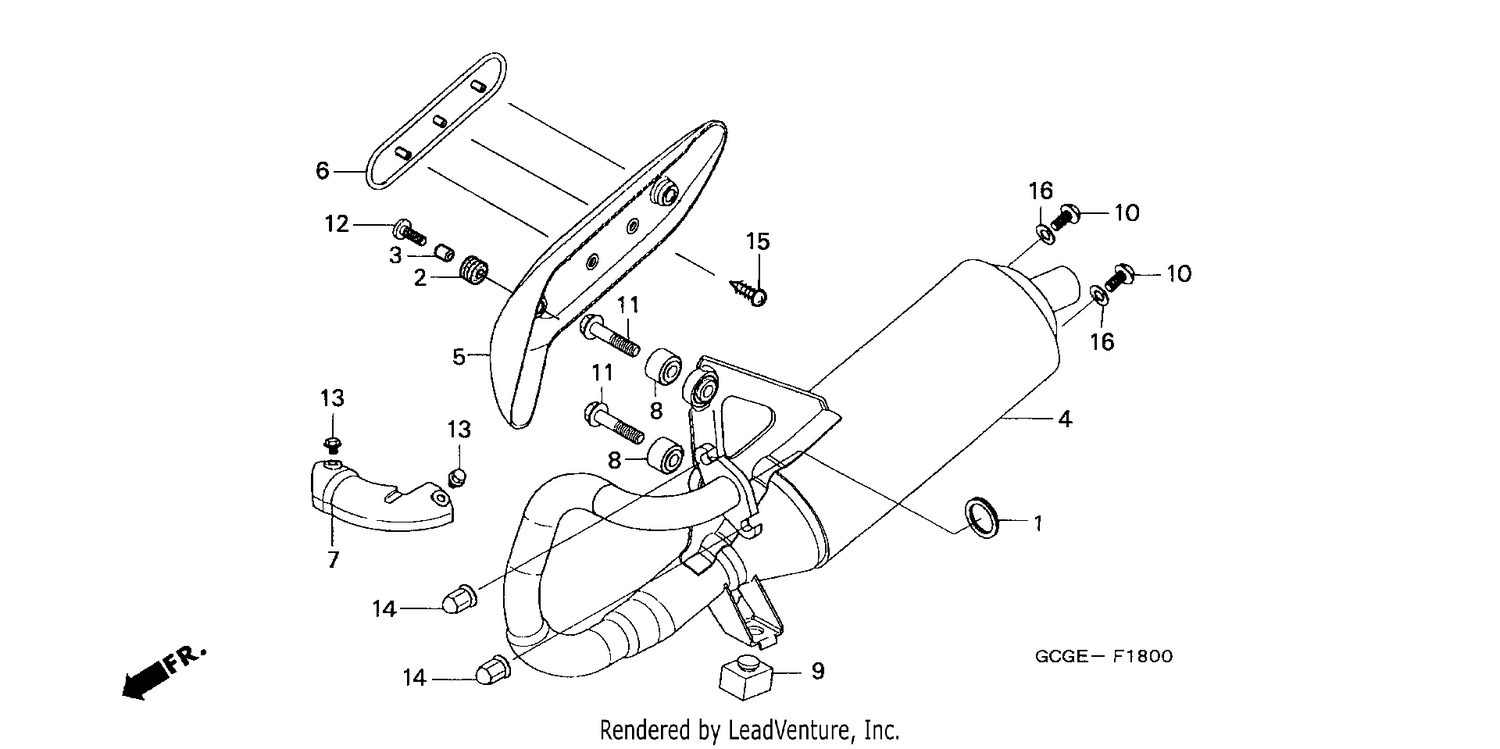EXHAUST MUFFLER