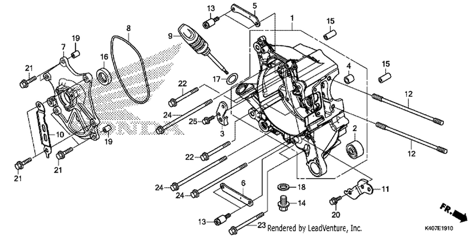  10 RI GHT CRANKCASE