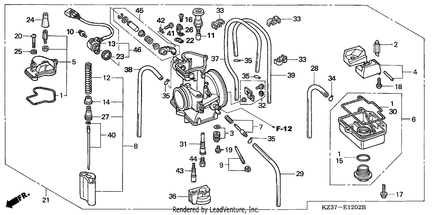 CARBURETOR (CR250R4-7)