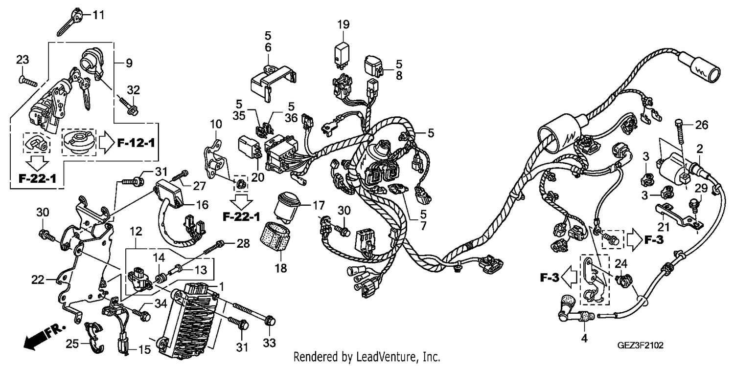 WIRE HARNESS (NPS508/9)