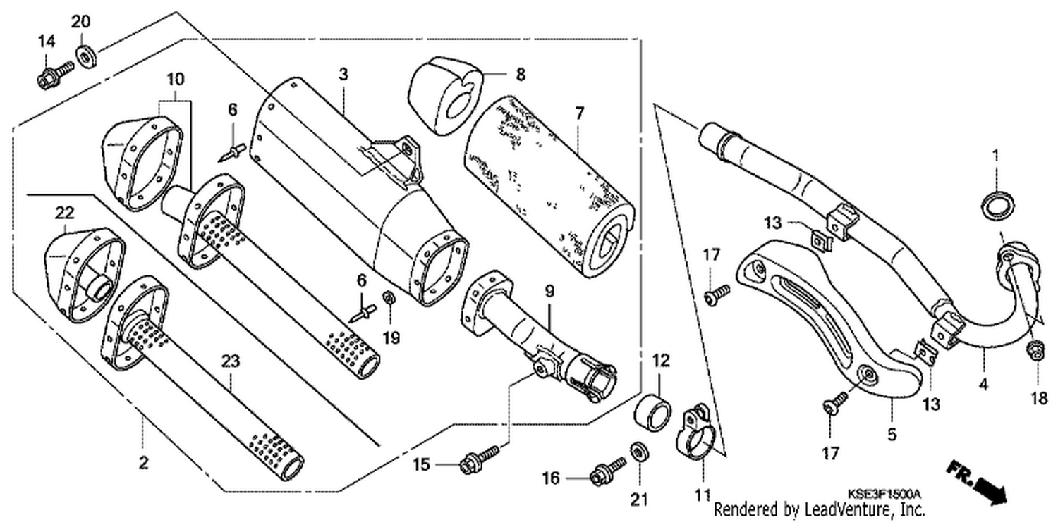  EXHAUST MUFFLER