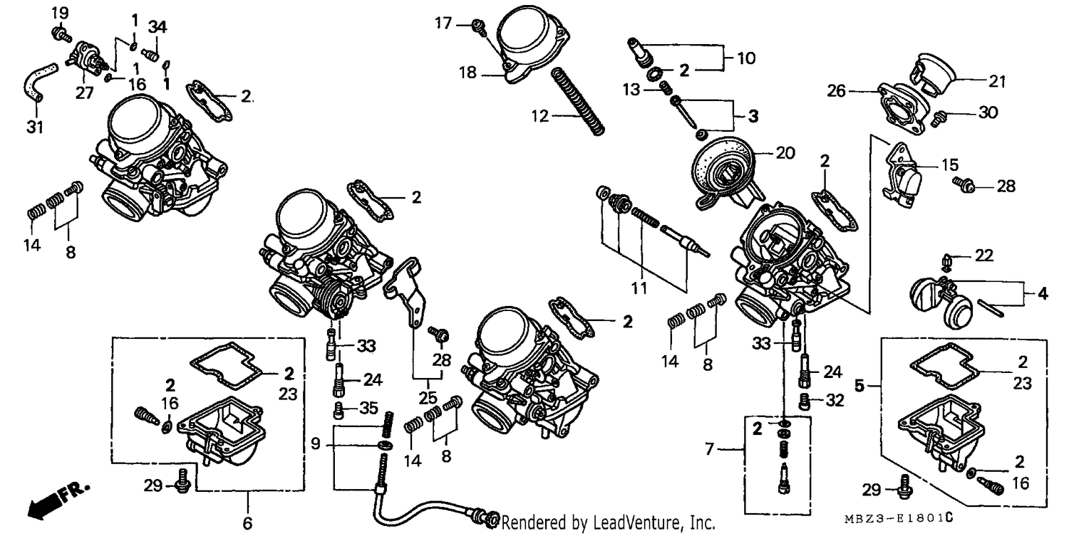 CARBURETOR (COMPONENT PARTS)