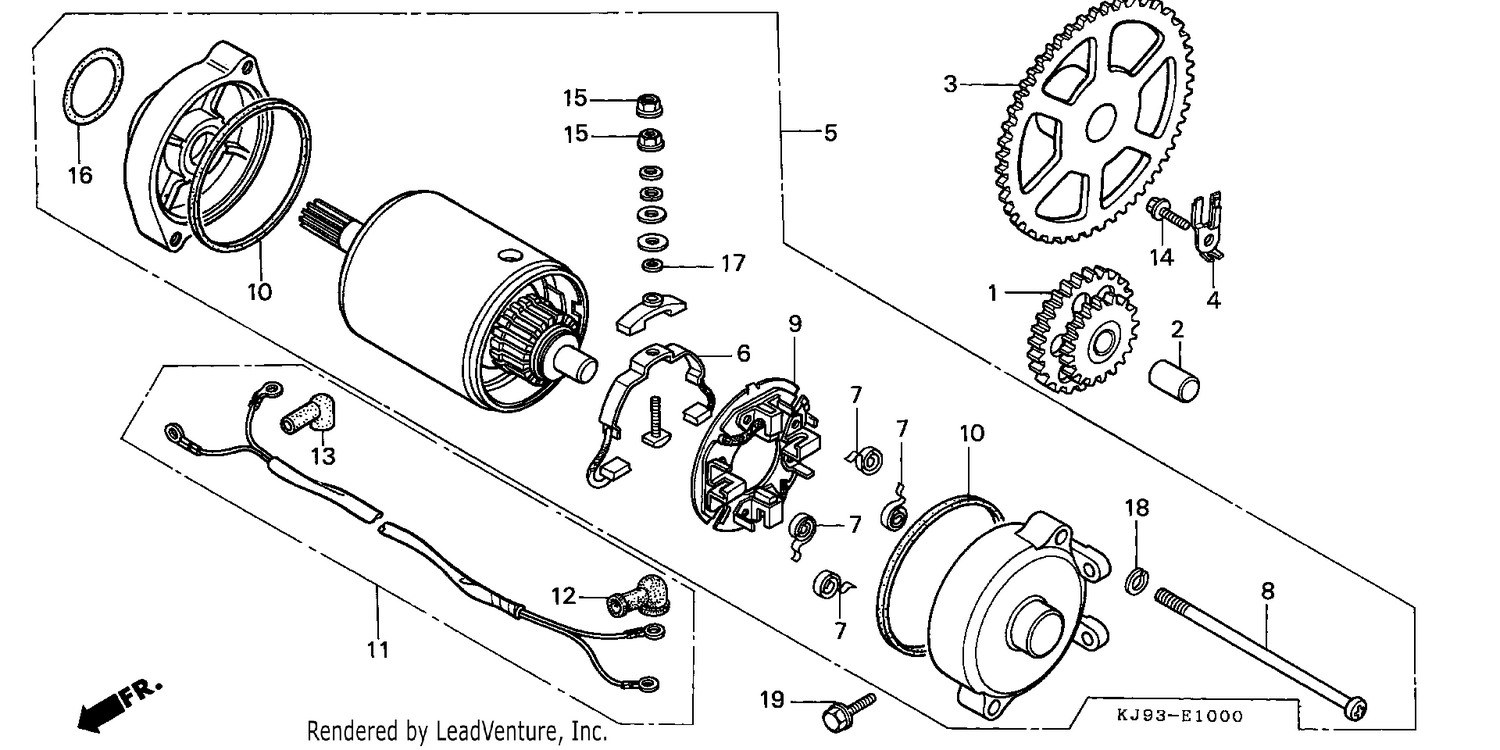 STARTING MOTOR (CH125E)