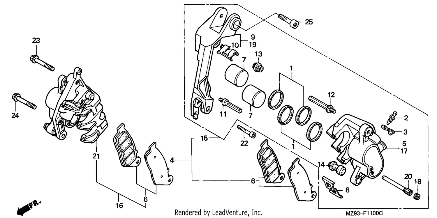 FRONT BRAKE CALIPER