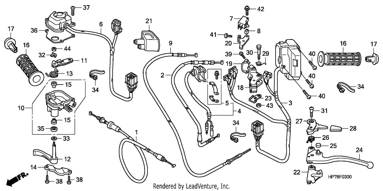 HANDLE LEVER/SWITCH/CABLE