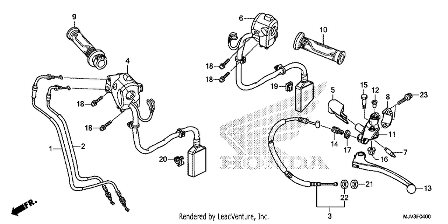  HANDLE LEVER/ SWI TCH/ CABLE