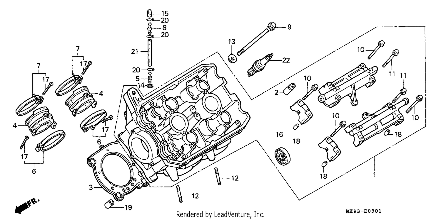 LEFT CYLINDER HEAD