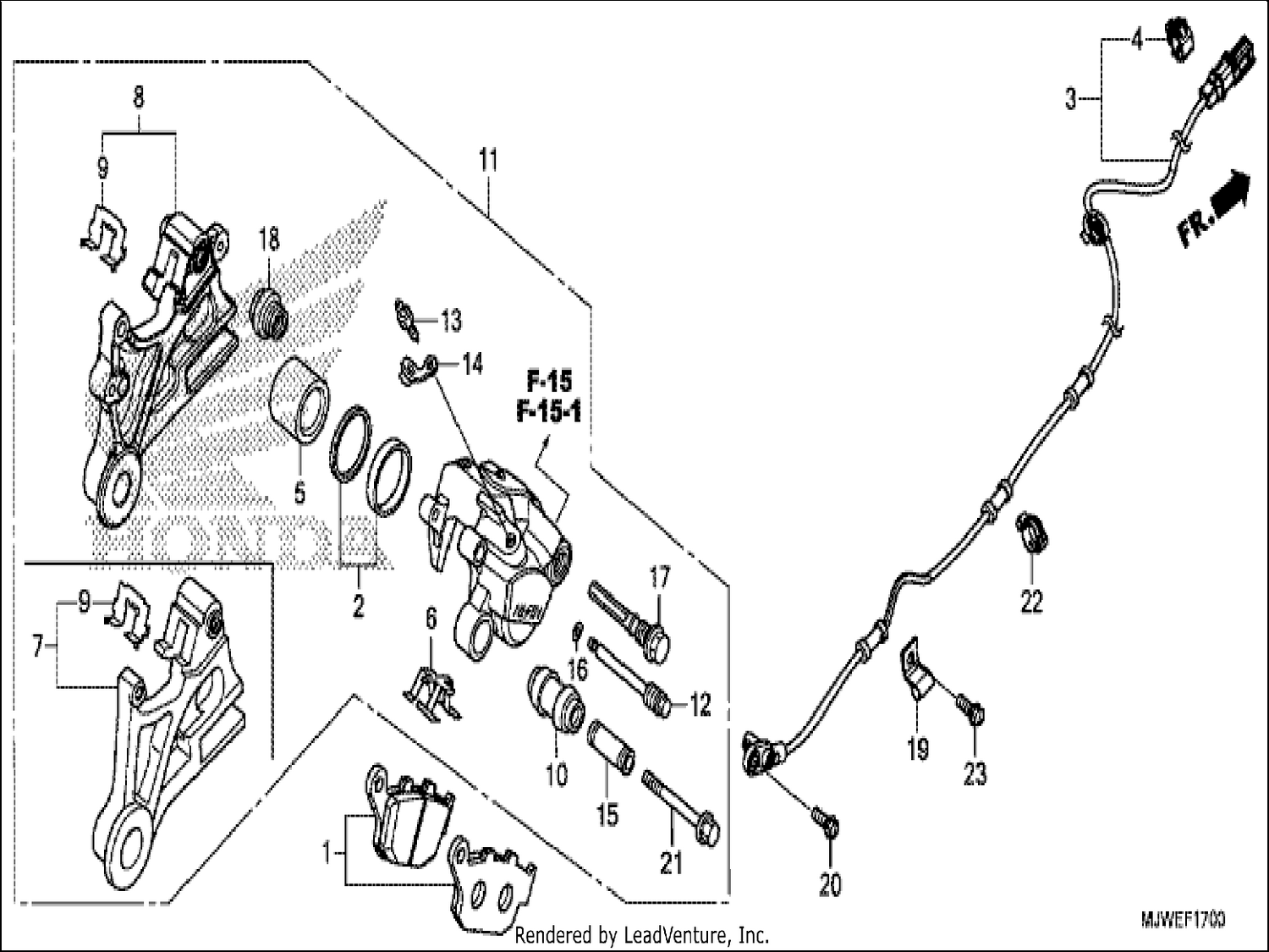  REAR BRAKE CALIPER