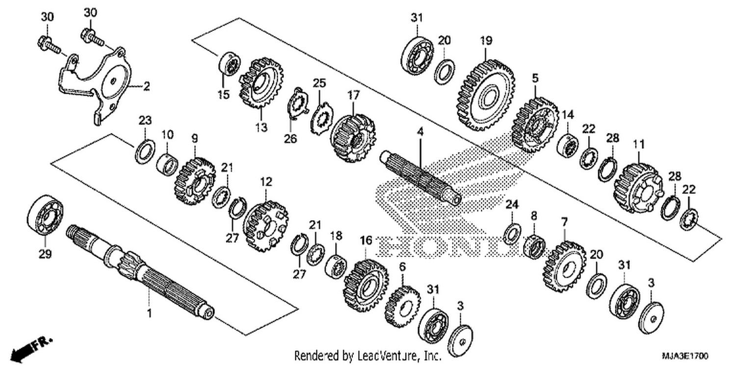  TRANSMISSION (VT750C/C2S/CA/CS)