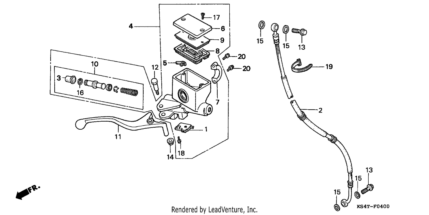 FR. BRAKE MASTER CYLINDER