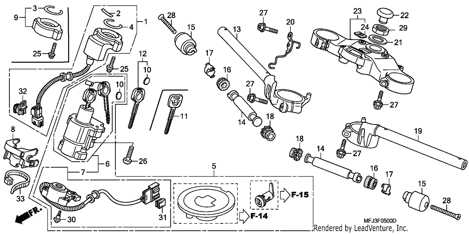 HANDLE PIPE/TOP BRIDGE