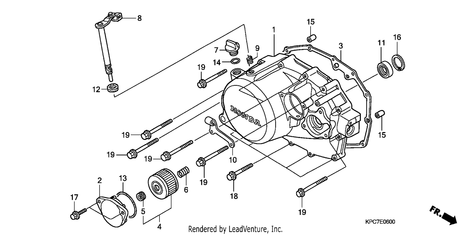 RIGHT CRANKCASE COVER
