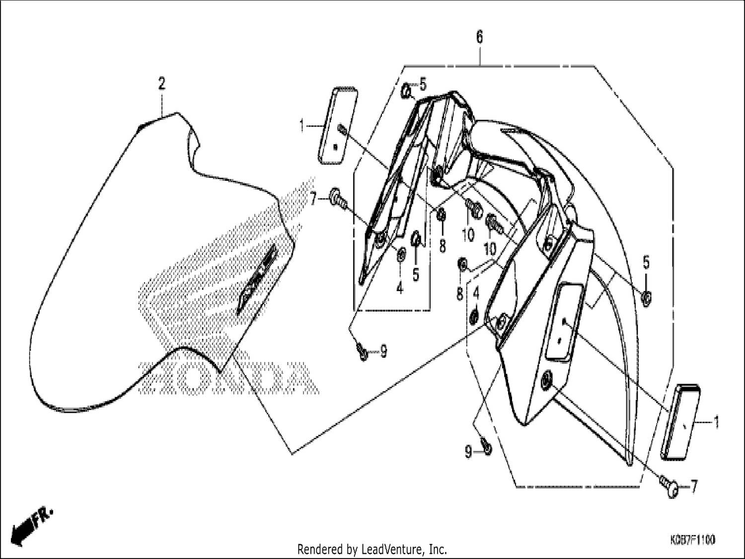  FRONT FENDER
