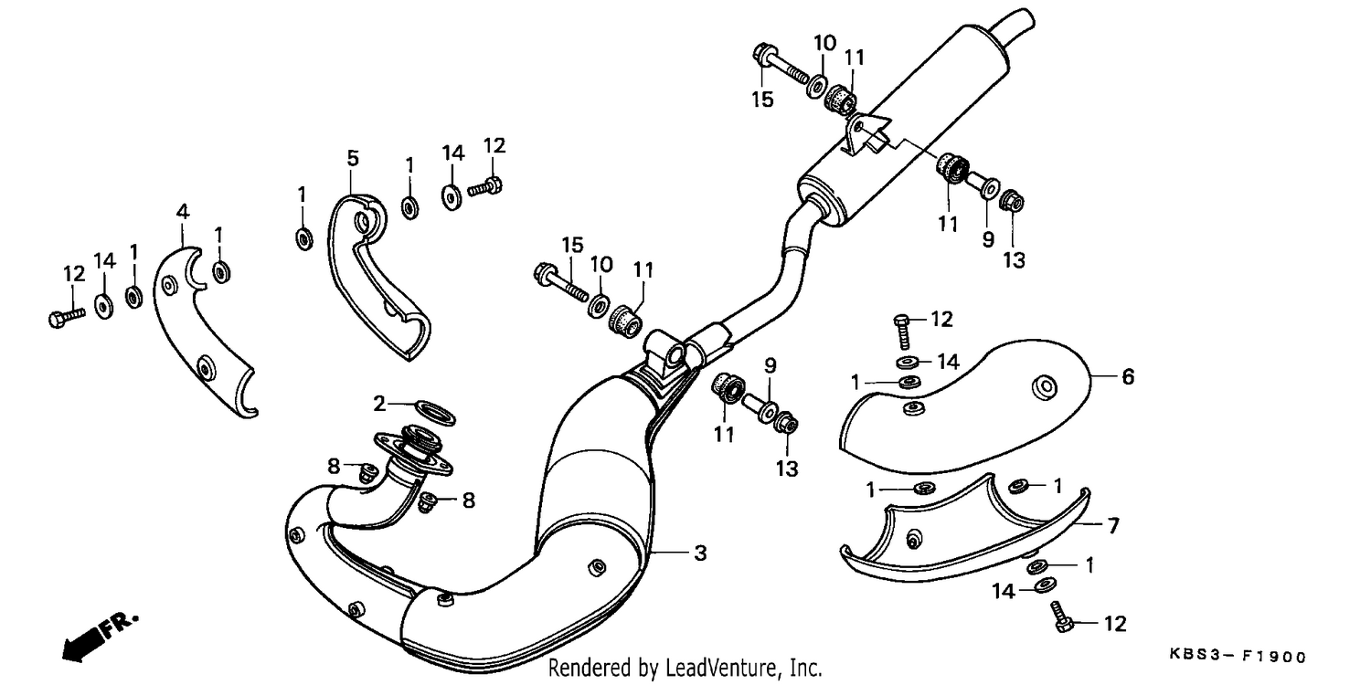 EXHAUST MUFFLER